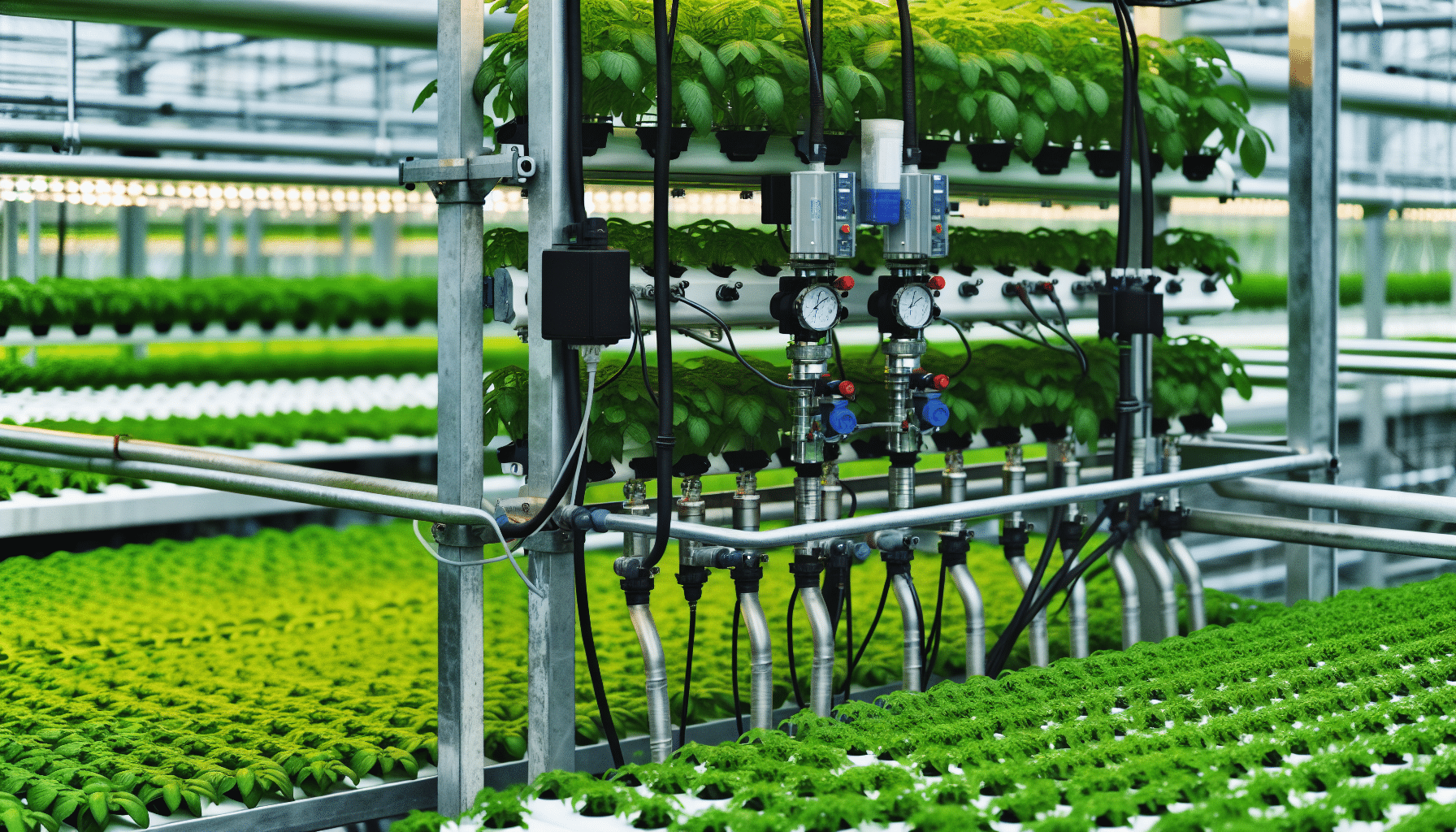 Commercial hydroponic drip system