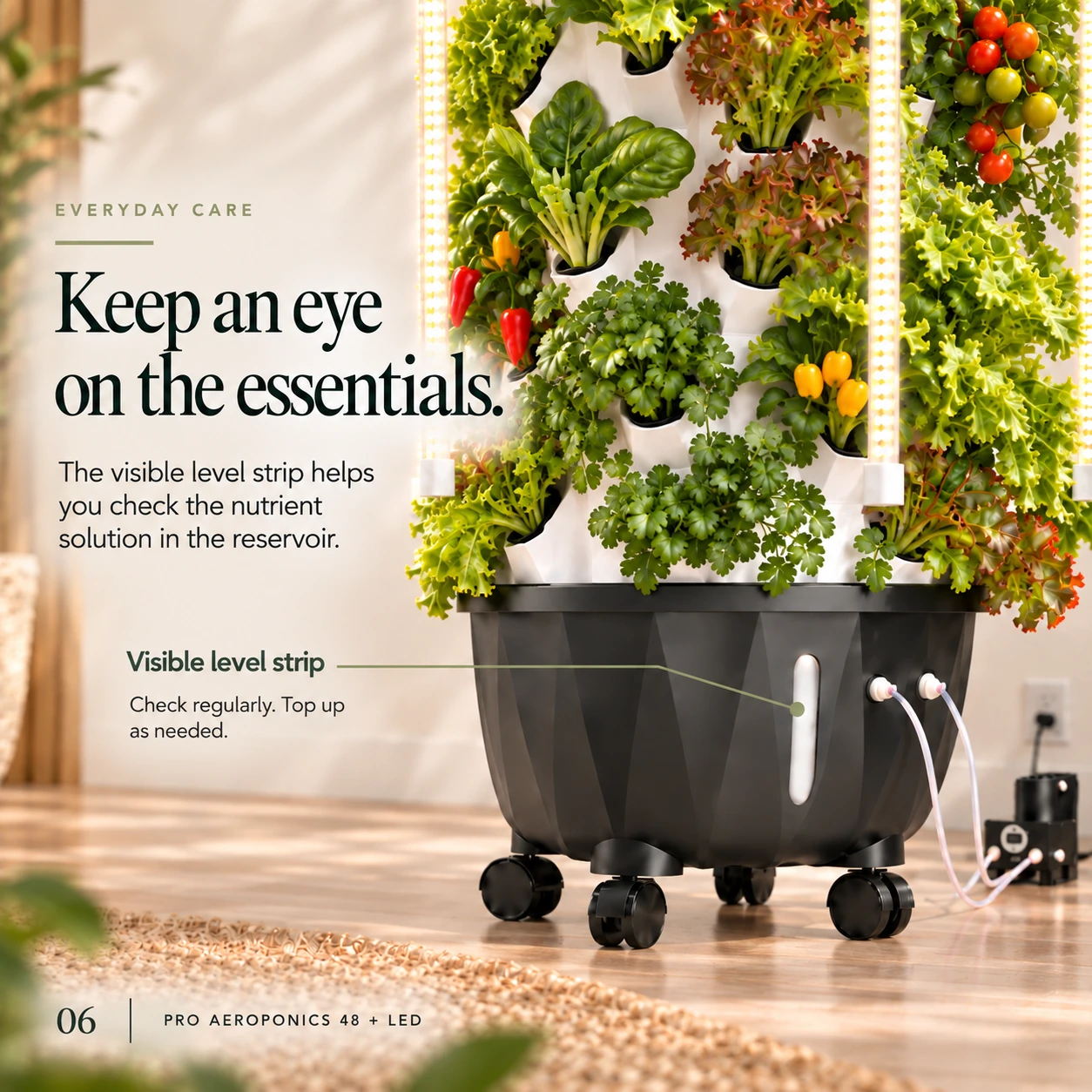 Hydroponics Growing Systems Pro AeroTower — High-Pressure Aeroponics Growing System (48 Pots) - Image 18