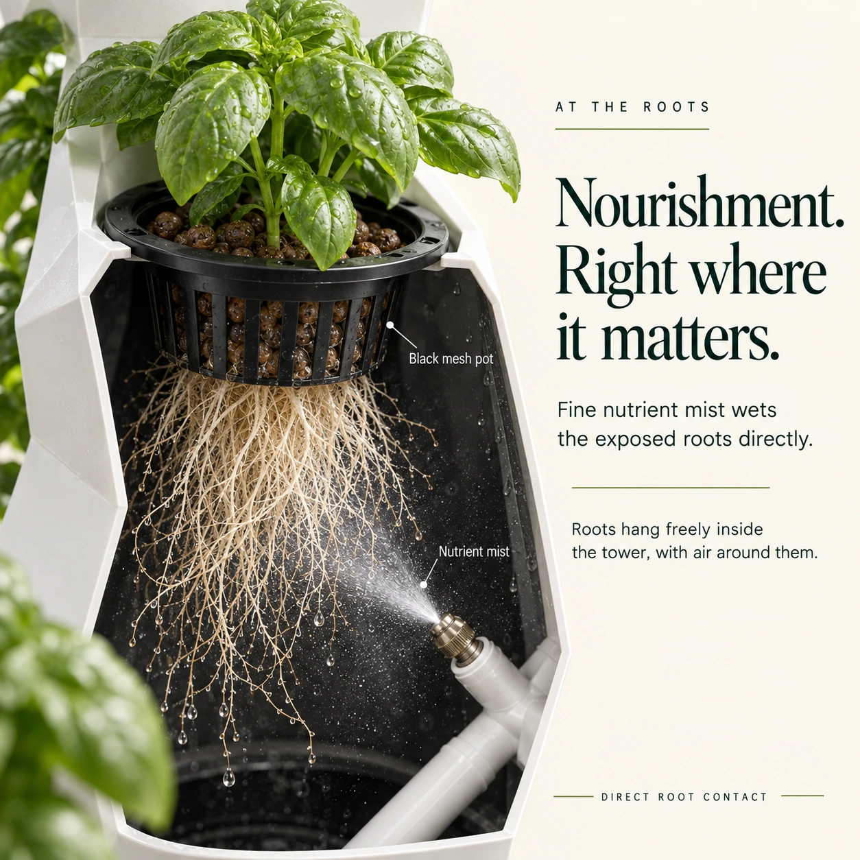 Hydroponics Growing Systems Pro AeroTower — High-Pressure Aeroponics Growing System (48 Pots) - Image 11