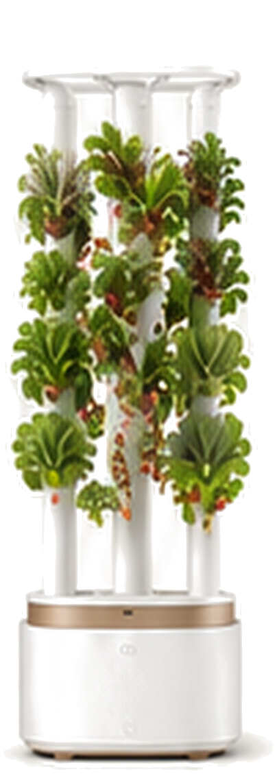 Gardyn Home 4 vertical hydroponic garden with leafy greens