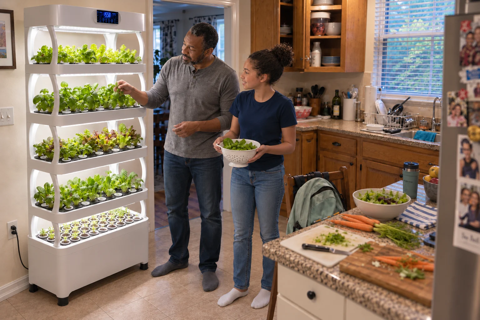 Illustrative home-growing scene from the existing photo-story collection